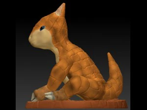 sandshrew realistic 3d 3D Print Model