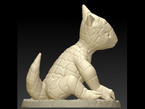 sandshrew realistic 3d Model Cetak 3D