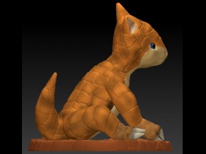 sandshrew realistic 3d Model Cetak 3D