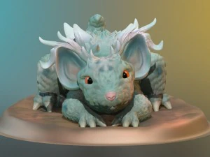 nidorina realistisch 3d 3D Druckmodell