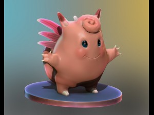 clefairy realistic 3d 3D-printmodel