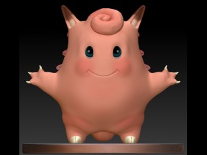 clefairy realistic 3d Modello di stampa 3D