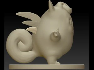 clefairy realistic 3d 3D Print Model