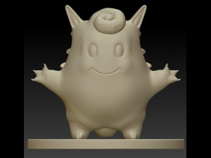 clefairy realistic 3d Modello di stampa 3D