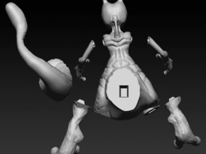 Mewtwo Bitcoin 3D Принт Модель