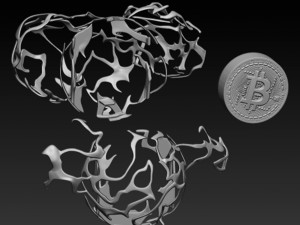 Mewtwo Bitcoin 3D Принт Модель