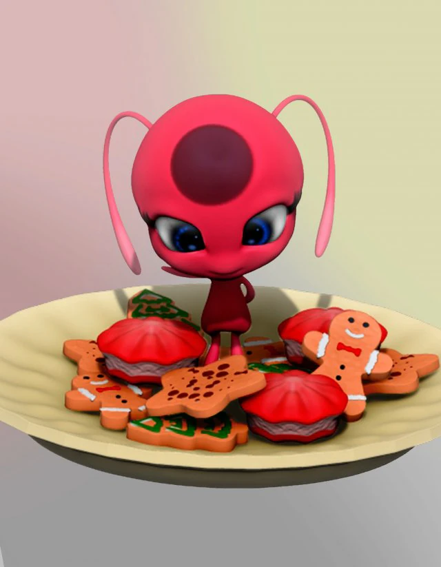Tikki at christmas 3D Print Model .c4d .max .obj .3ds .fbx .stl .blend 