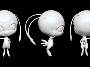 Tikki at christmas 3D-Druckmodell