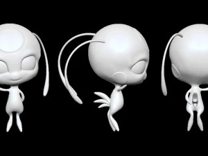 Tikki at christmas 3D Print Model