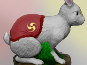 Tikki at christmas 3D-Druckmodell