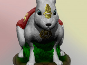 Legendary Rabbit 3D Print Model