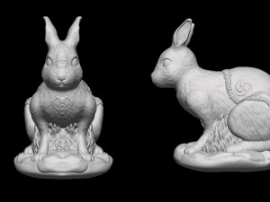 Legendary Rabbit Model Cetak 3D