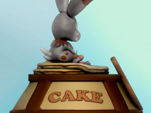 Bunnelby CakeCripto 3D Print Model
