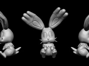 Bunnelby CakeCripto 3D Print Model