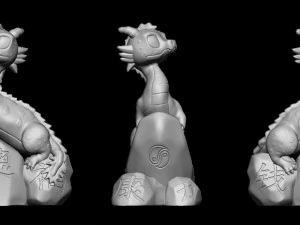 Baby Dragon 3D Print Model