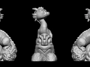 Baby Dragon 3D Print Model