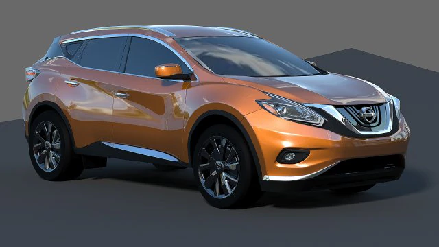 nissan murano 2014 3D Model .c4d .max .obj .3ds .fbx .stl .blend 