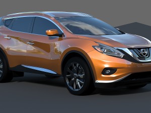nissan murano 2014 3D Model