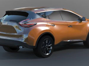 nissan murano 2014 3D Model