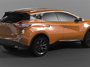 nissan murano 2014 3D Модель