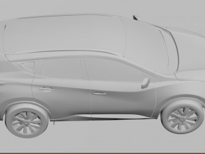 nissan murano 2014 3D Модель