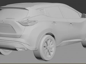 nissan murano 2014 3D Model