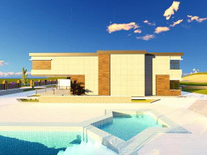villa modern 3D Model