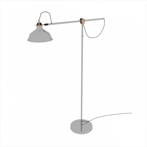 ikea ranarp floorlamp 3D Model .c4d .max .obj .3ds .fbx .stl .blend