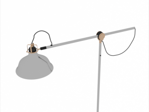 ikea ranarp floorlamp 3D 模型
