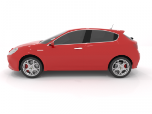 alfa romeo giulietta 3D मॉडल
