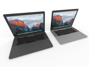 apple macbook pro 15 3Dモデル