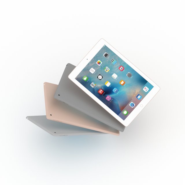 apple ipad 97 inch Model 3D .c4d .max .obj .3ds .fbx .stl .blend 