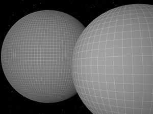 realistic earth and the moon 3D Model