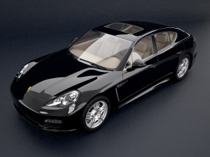 porsche panamera s hybrid 2018 3d- 3D Model