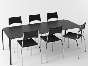 table modern 3D Модель