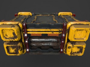 sci-fi structure 3D Model