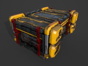 sci-fi structure 3D Model