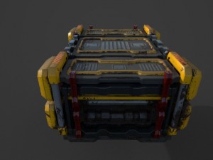 sci-fi structure 3D Model