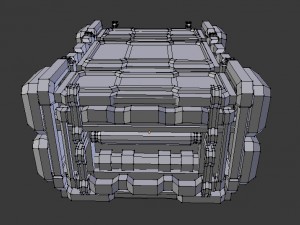 sci-fi structure 3D Model