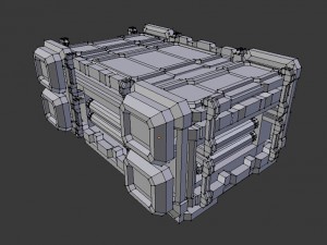 sci-fi structure 3D Model