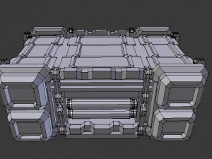 sci-fi structure 3D Model