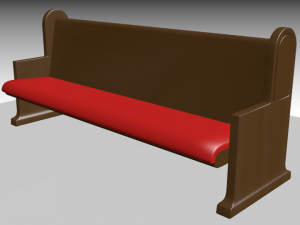 low detail church asset pack 3D Model