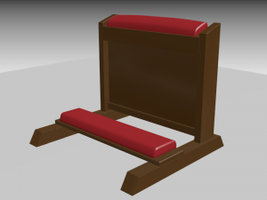 low detail church asset pack 3D Model