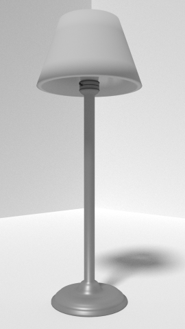 basic tall lamp 3D 模型 .c4d .max .obj .3ds .fbx .stl .blend 