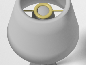 basic tall lamp 3D 模型