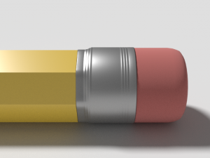 wooden pencil Model 3D