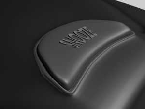 modern digital alarm clock 3D Model