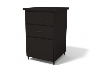 classic wooden nightstand Modelo 3D