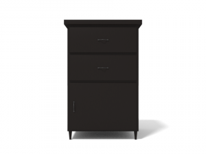 classic wooden nightstand 3D-Modell