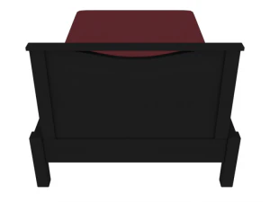 modern bed 3D Model
